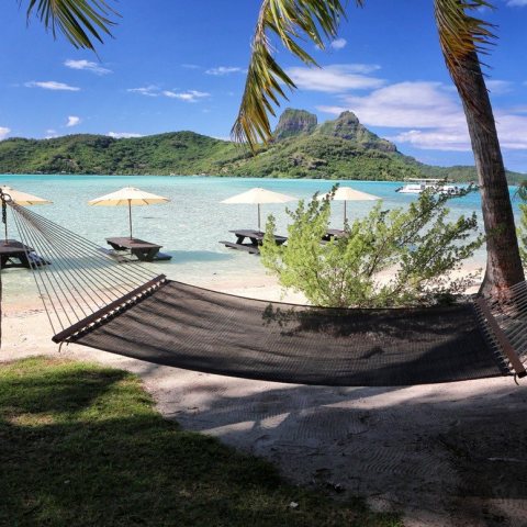 A private island in Bora Bora called Haapiti Motu