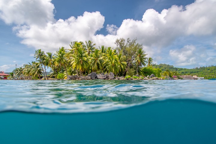 water next to the ocean